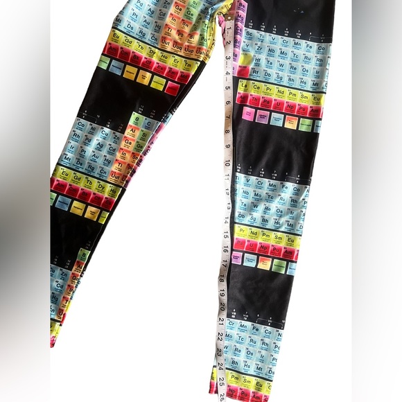 Lotus Leggings Periodic Table of the Elements Chemistry  OG - Picture 3 of 8